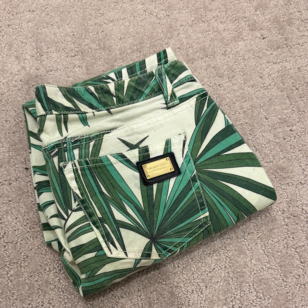 Michael Kors Green Leaf Pants